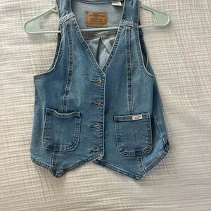Levi's Signature Light Blue Denim Vest